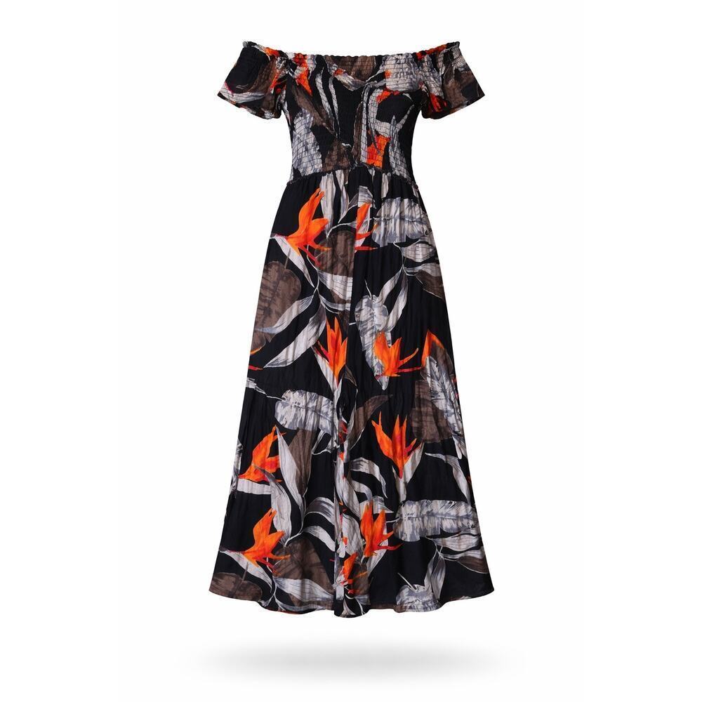Patrons of Peace Jumpsuit Women’s XS Black Floral Off Shoulder Wide Leg Boho